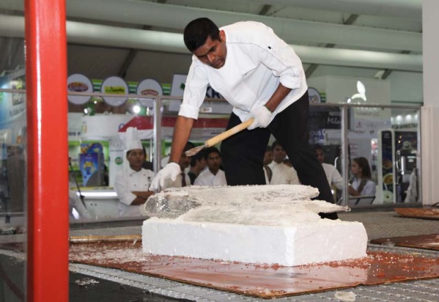 PHOTOS: Ice carving at Salon Culinaire 2015-0